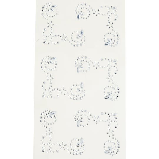 12 Packs: 6 ct. (72 total) Photo Corner Adhesive Rhinestones by Recollections™